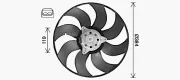 Lüfter, Motorkühlung 12 V AVA QUALITY COOLING RT7664