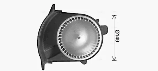 Innenraumgebläse 12 V AVA QUALITY COOLING RT8655 Bild Innenraumgebläse 12 V AVA QUALITY COOLING RT8655