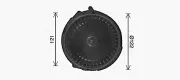 Innenraumgebläse 12 V AVA QUALITY COOLING RT8666