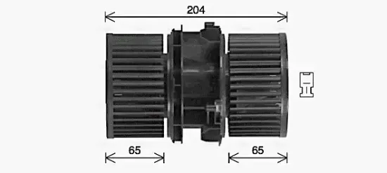 Innenraumgebläse 12 V AVA QUALITY COOLING RT8666 Bild Innenraumgebläse 12 V AVA QUALITY COOLING RT8666
