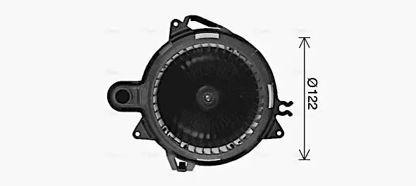 Innenraumgebläse 12 V AVA QUALITY COOLING RT8676