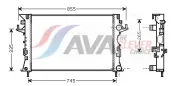 Kühler, Motorkühlung AVA QUALITY COOLING RTA2292