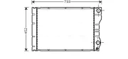 Kühler, Motorkühlung AVA QUALITY COOLING RTA2293