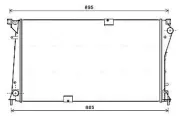 Kühler, Motorkühlung AVA QUALITY COOLING RTA2490