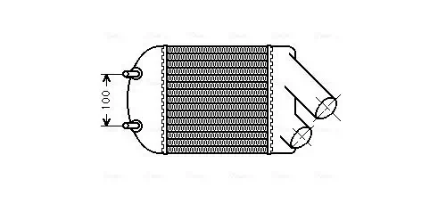 Ladeluftkühler AVA QUALITY COOLING RTA4222