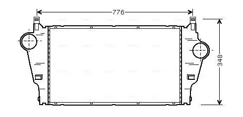 Ladeluftkühler AVA QUALITY COOLING RTA4295 Bild Ladeluftkühler AVA QUALITY COOLING RTA4295