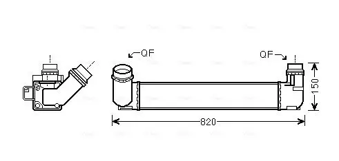 Ladeluftkühler AVA QUALITY COOLING RTA4412