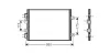 Kondensator, Klimaanlage AVA QUALITY COOLING RTA5341