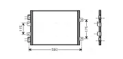 Kondensator, Klimaanlage AVA QUALITY COOLING RTA5341