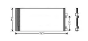 Kondensator, Klimaanlage AVA QUALITY COOLING RTA5430D