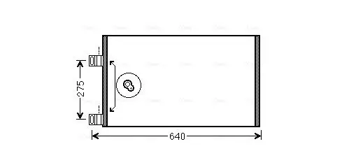 Kondensator, Klimaanlage AVA QUALITY COOLING RTA5444