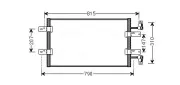 Kondensator, Klimaanlage AVA QUALITY COOLING RTA5451