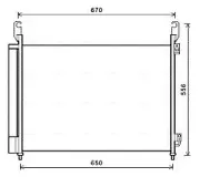 Kondensator, Klimaanlage AVA QUALITY COOLING RTA5466D