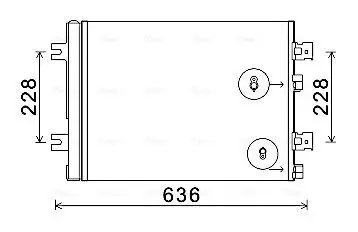 Kondensator, Klimaanlage AVA QUALITY COOLING RTA5467D