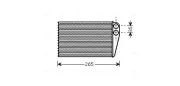 Wärmetauscher, Innenraumheizung AVA QUALITY COOLING RTA6354