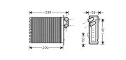 Wärmetauscher, Innenraumheizung AVA QUALITY COOLING RTA6398