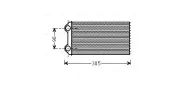 Wärmetauscher, Innenraumheizung AVA QUALITY COOLING RTA6439