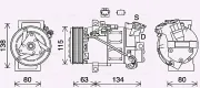 Kompressor, Klimaanlage AVA QUALITY COOLING RTAK640