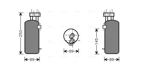 Trockner, Klimaanlage AVA QUALITY COOLING RTD330