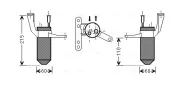 Trockner, Klimaanlage AVA QUALITY COOLING RTD428