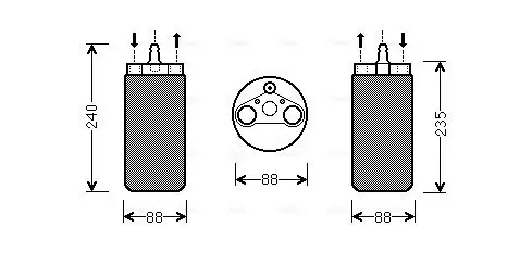 Trockner, Klimaanlage AVA QUALITY COOLING RTD453