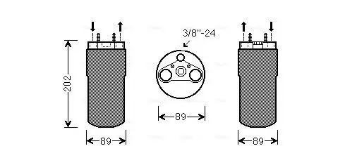 Trockner, Klimaanlage AVA QUALITY COOLING RTD555