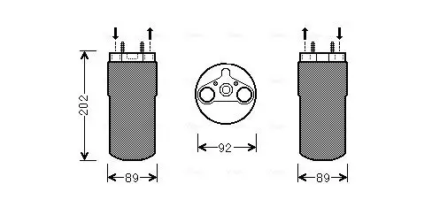 Trockner, Klimaanlage AVA QUALITY COOLING RTD556