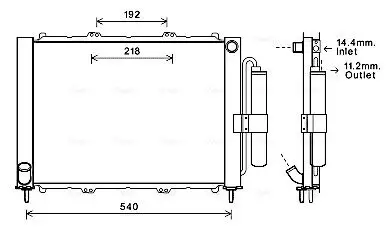 Kühlmodul AVA QUALITY COOLING RTM497