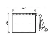 Verdampfer, Klimaanlage AVA QUALITY COOLING RTV566