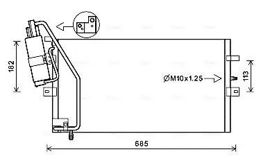 Ladeluftkühler AVA QUALITY COOLING RTA4295 Bild Ladeluftkühler AVA QUALITY COOLING RTA4295