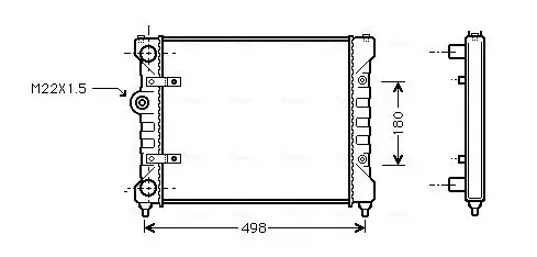 Kompressor, Klimaanlage 12 V AVA QUALITY COOLING RTAK401 Bild Kompressor, Klimaanlage 12 V AVA QUALITY COOLING RTAK401