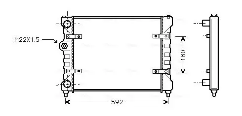 Kompressor, Klimaanlage 12 V AVA QUALITY COOLING RTAK402 Bild Kompressor, Klimaanlage 12 V AVA QUALITY COOLING RTAK402