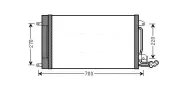 Kondensator, Klimaanlage AVA QUALITY COOLING STA5038D