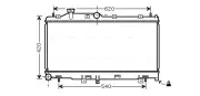 Kühler, Motorkühlung AVA QUALITY COOLING SU2065