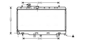 Kühler, Motorkühlung AVA QUALITY COOLING SUA2052