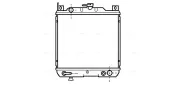 Kühler, Motorkühlung AVA QUALITY COOLING SZ2021