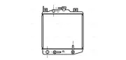 Kühler, Motorkühlung AVA QUALITY COOLING SZ2023