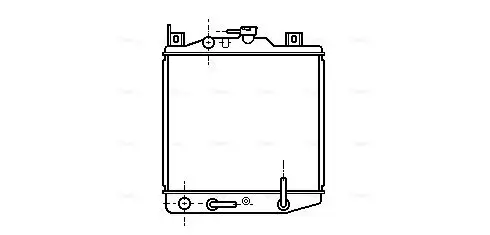 Kühler, Motorkühlung AVA QUALITY COOLING SZ2023 Bild Kühler, Motorkühlung AVA QUALITY COOLING SZ2023