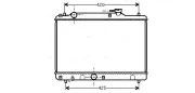 Kühler, Motorkühlung AVA QUALITY COOLING SZ2034