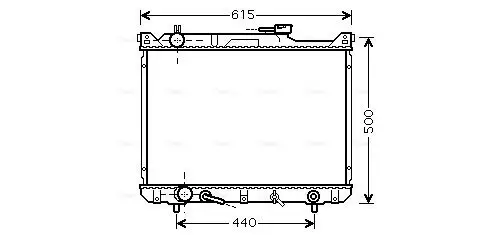 Kühler, Motorkühlung AVA Clever Choice SZ2073