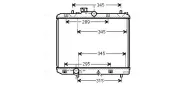 Kühler, Motorkühlung AVA QUALITY COOLING SZ2111