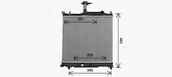 Kühler, Motorkühlung AVA QUALITY COOLING SZ2162 Bild Kühler, Motorkühlung AVA QUALITY COOLING SZ2162