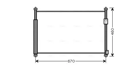 Kondensator, Klimaanlage AVA Clever Choice SZ5108D