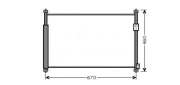 Kondensator, Klimaanlage AVA Clever Choice SZ5108D