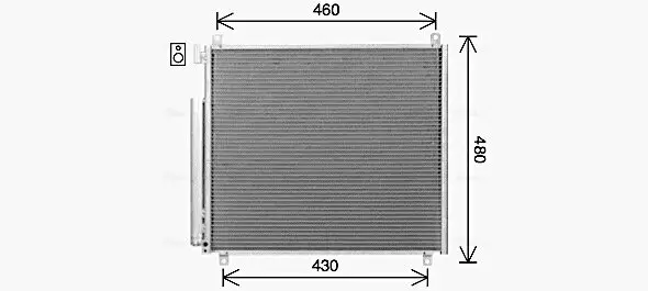 Kondensator, Klimaanlage AVA QUALITY COOLING SZ5158D