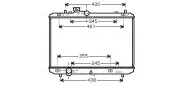 Kühler, Motorkühlung AVA QUALITY COOLING SZA2083