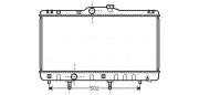Kühler, Motorkühlung AVA Clever Choice TO2148