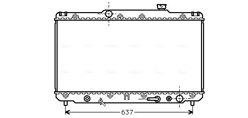 Kühler, Motorkühlung AVA Clever Choice TO2186