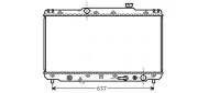 Kühler, Motorkühlung AVA Clever Choice TO2186