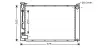 Kühler, Motorkühlung AVA QUALITY COOLING TO2343
